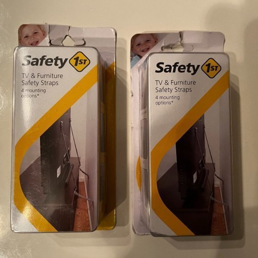 Furniture and Television Safety Straps‎ (Set of 2) (NEW) - Picture 2 of 7
